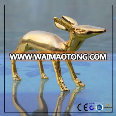 24k Gold Plated Deer Statue