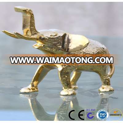 24k Gold Plated Elephant Statue