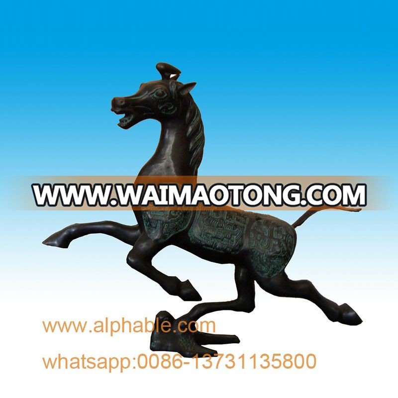 Popular Designs Brass Animal Statues Antique Brass Horse Statue